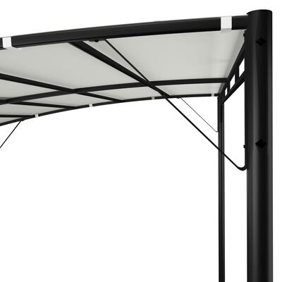 vidaXL Toldo para-sol de jardim 3x3x2,55 m cor creme