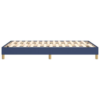 vidaXL Estrutura de cama 120x200 cm tecido azul