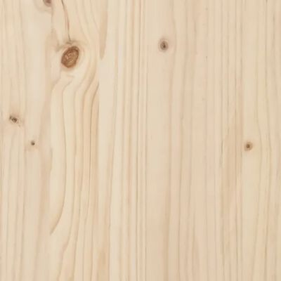 vidaXL Vaso/floreira 77x25x104,5 cm madeira de pinho maciça