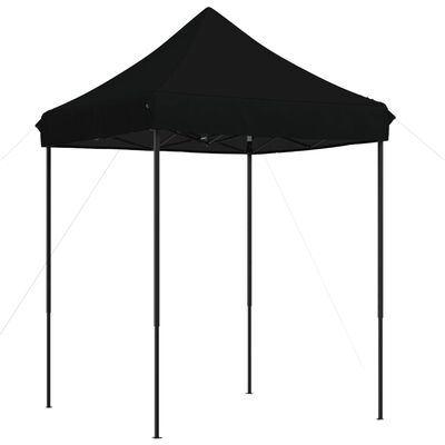 vidaXL Tenda para festas pop-up dobrável 200x200x306 preto