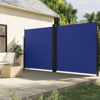 vidaXL Toldo lateral retrátil 200x1200 cm azul