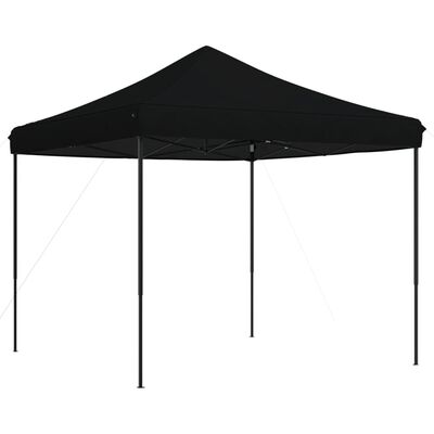 vidaXL Tenda para festas pop-up dobrável 292x292x315 cm preto