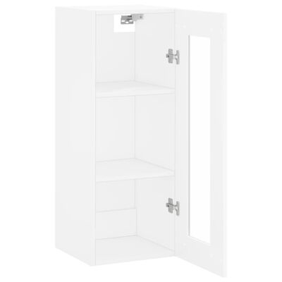 vidaXL Armário de parede 34,5x34x90 cm branco