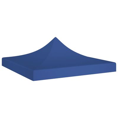 vidaXL Teto para tenda de festas 2x2 m 270 g/m² azul