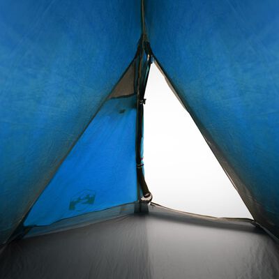 vidaXL Tenda de campismo p/ 2 pessoas 267x154x117cm tafetá 185T branco