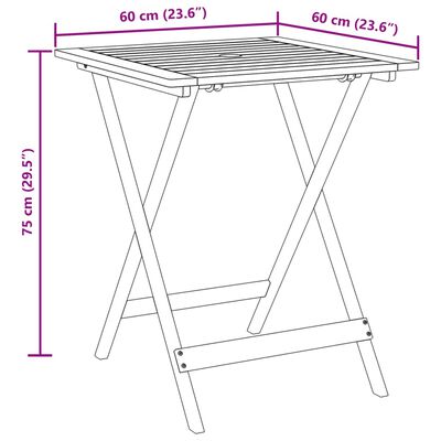 vidaXL 3 pcs conjunto de bistrô tecido e madeira maciça branco nata