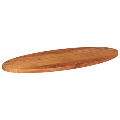 vidaXL Tampo de mesa oval 90x40x3,8 cm madeira de acácia maciça