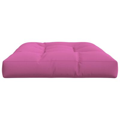 vidaXL Almofadão para sofá de paletes 120x80x12 cm tecido rosa