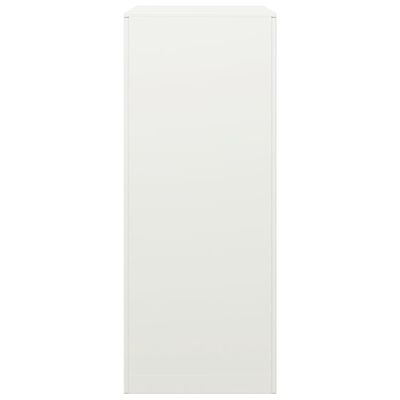 vidaXL Suporte para lenha 60x40x100 cm aço branco