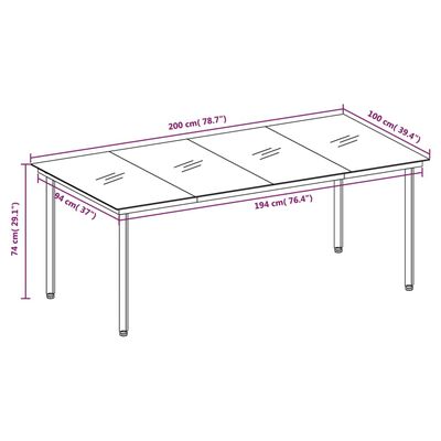 vidaXL 7 pcs conjunto de jantar p/ jardim c/ almofadões cinza e preto