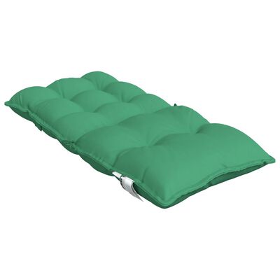 vidaXL Almofadões cadeira encosto baixo 6 pcs tecido oxford verde