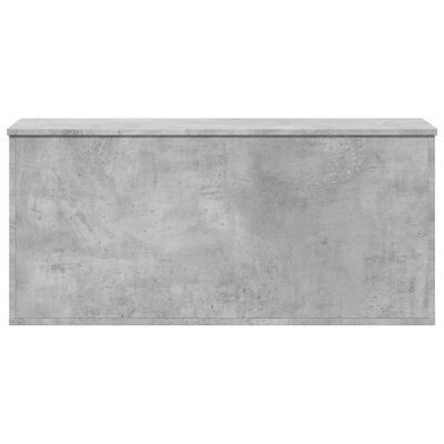 vidaXL Caixa de arrumação 100x42x46 cm derivados madeira cinza cimento