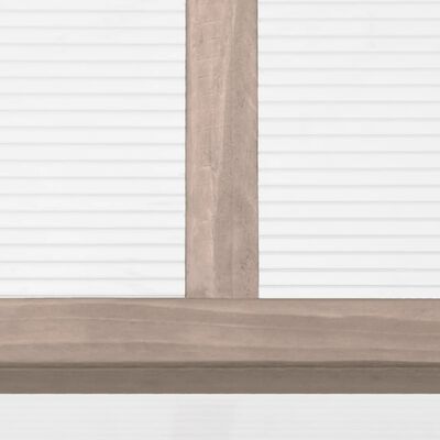 vidaXL Estufa 110x58,5x39 cm madeira de abeto cinzento