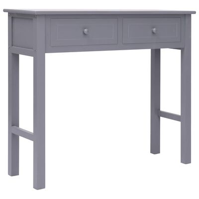 vidaXL Mesa consola 90x30x77 cm madeira cinzento