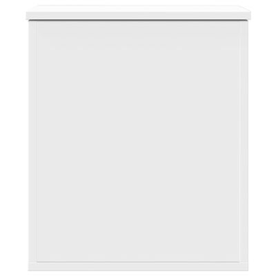 vidaXL Caixa de arrumação 40x42x46 cm derivados de madeira branco