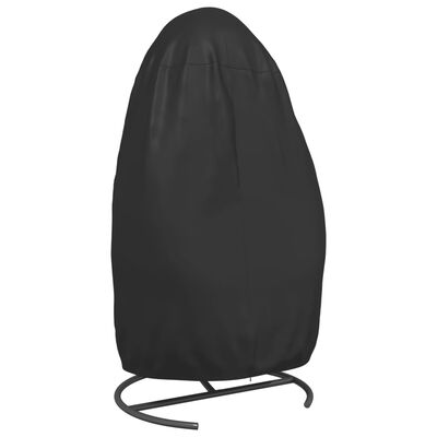 vidaXL Capa para cadeira ovo suspensa Ø 190x108 cm 420D oxford preto