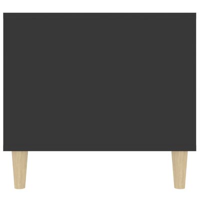 vidaXL Mesa de centro 90x49x45 cm derivados de madeira preto