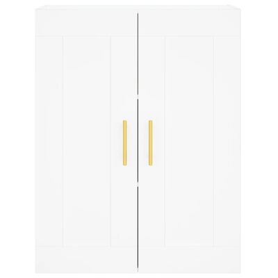 vidaXL Armário alto 69,5x34x180 cm derivados de madeira branco