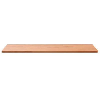 vidaXL Tampo de mesa quadrado 80x80x1,5 cm madeira de faia maciça