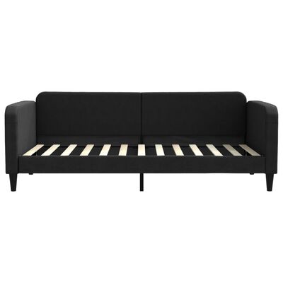 vidaXL Sofá-cama 90x200 cm tecido preto