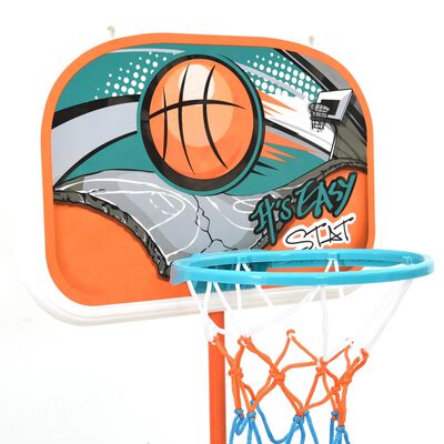 vidaXL Conjunto jogo de basquetebol portátil ajustável 133-160 cm