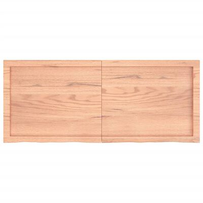 vidaXL Prateleira de parede 120x50x(2-6) cm carvalho tratado castanho