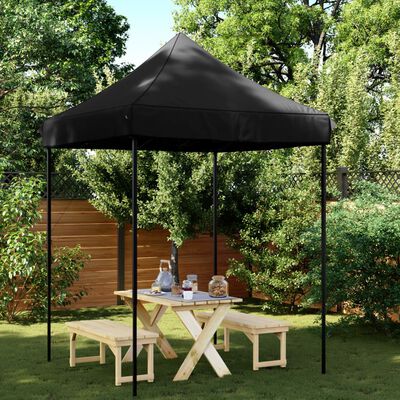 vidaXL Tenda para festas pop-up dobrável 200x200x306 preto