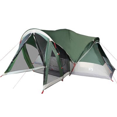 vidaXL Tenda familiar tipi para 8 pessoas impermeável verde