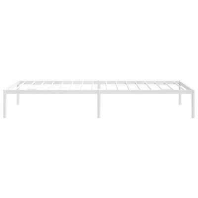 vidaXL Estrutura de cama 80x200 cm metal branco