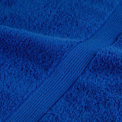 vidaXL Toalhas de banho premium SOLUND 10pcs 100x150 cm 600 gsm azul