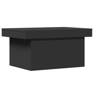 vidaXL Mesa de centro 80x55x40 cm derivados de madeira preto