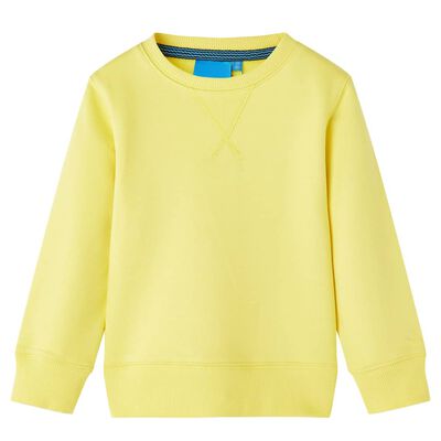 Sweatshirt para criança amarelo-claro 128