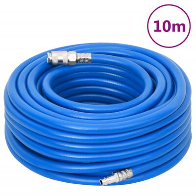 vidaXL Mangueira de ar 0,6" 10 m PVC azul