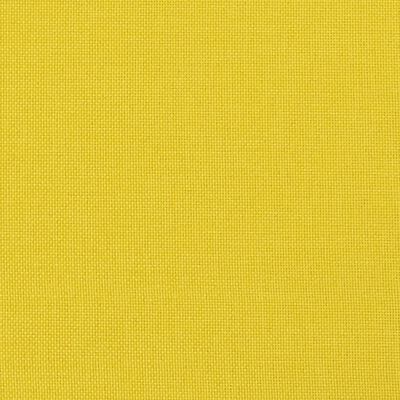 vidaXL Sofá de 2 lugares 140 cm tecido amarelo-claro