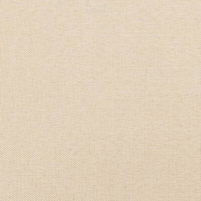 vidaXL Cabeceira de cama 4 pcs tecido 72x7x78/88 cm creme