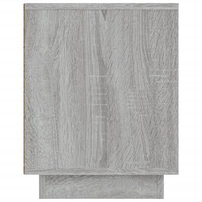 vidaXL Móvel de TV 80x35x45 cm derivados de madeira cinzento sonoma