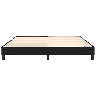 vidaXL Estrutura de cama 160x200 cm tecido preto