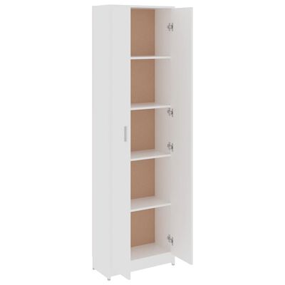 vidaXL Roupeiro de corredor 55x25x189 cm derivados de madeira branco