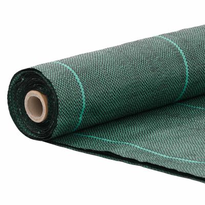 vidaXL Tela para ervas daninhas 2x100 m PP verde