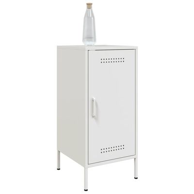 vidaXL Aparador 36x39x79 cm aço branco