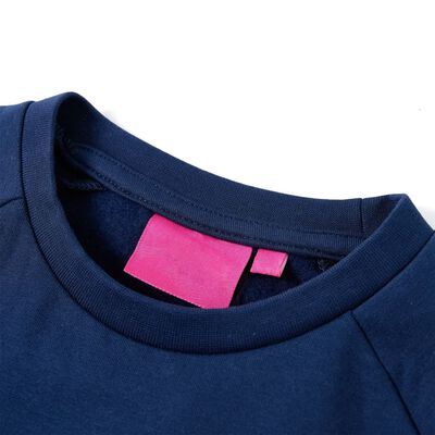 Sweatshirt para criança azul-marinho 104