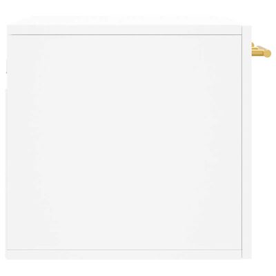 vidaXL Armário de parede 60x36,5x35 cm derivados de madeira branco