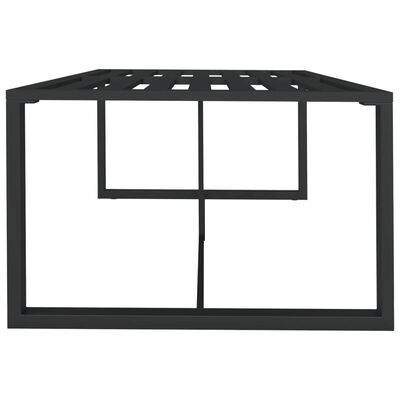 vidaXL Mesa de jantar de exterior 120x60x66 cm alumínio antracite