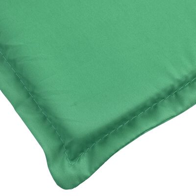 vidaXL Almofadão p/ espreguiçadeira 180x60x3 cm tecido oxford verde