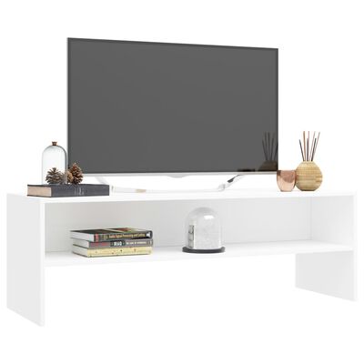 vidaXL Móvel de TV 120x40x40 cm aglomerado branco