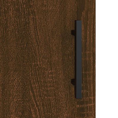 vidaXL Armário alto 34,5x34x180cm madeira processada carvalho castanho