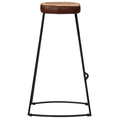 vidaXL Bancos de bar 2 pcs 44x37,5x78 cm castanho-escuro