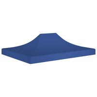 vidaXL Teto para tenda de festas 4x3 m 270 g/m² azul