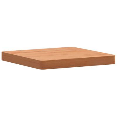 vidaXL Tampo de mesa quadrado 40x40x4 cm madeira de faia maciça
