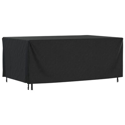 vidaXL Capa p/ mobiliário jardim 225x143x90 cm impermeável 420D preto